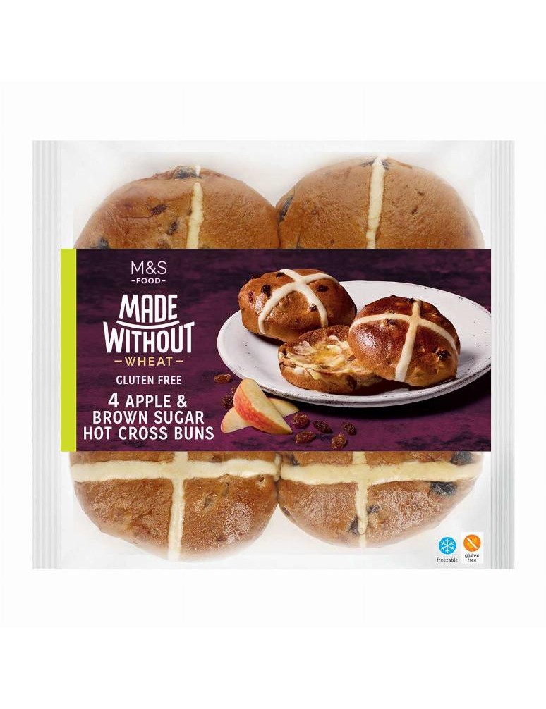 4 bezlepkové mazance se sultánkami máčenými v pomerančové šťávě, kousky kandovaných jablek, kousky kandovaných kompotovaných jab