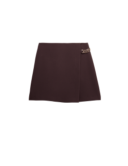 Mini sukně s řetízkovými detaily a stojánkem