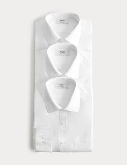 3 Pack Slim Fit Long Sleeve Shirts