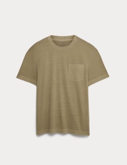 Relaxed Pure Cotton Garment Dyed T-Shirt