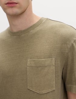Relaxed Pure Cotton Garment Dyed T-Shirt