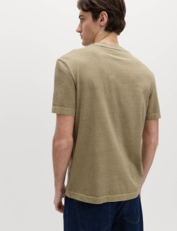 Relaxed Pure Cotton Garment Dyed T-Shirt