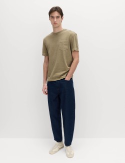 Relaxed Pure Cotton Garment Dyed T-Shirt
