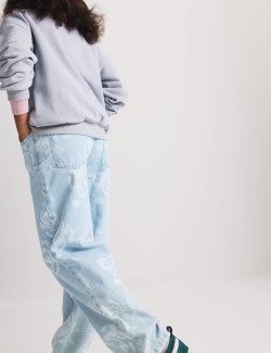 Pure Cotton Floral Print Jeans (6-16 Yrs)