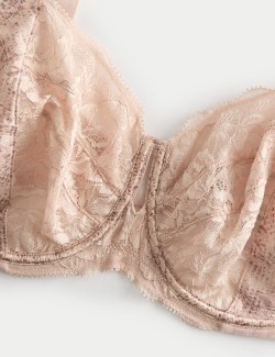 Podprsenka Rosalie se zmenšujícím efektem, kosticemi, hedvábím a krajkou (C–G)