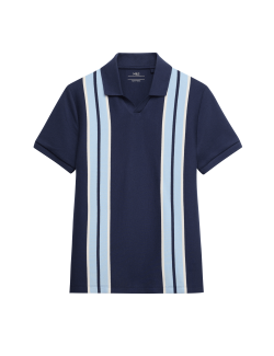 Pruhovaná polokošile z čisté bavlny (6–16 let)