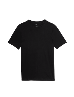 Slim Fit Pure Cotton Crew Neck T-Shirt