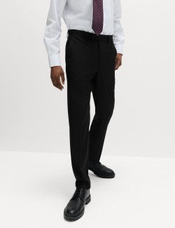 Regular Fit Stretch Suit Trousers