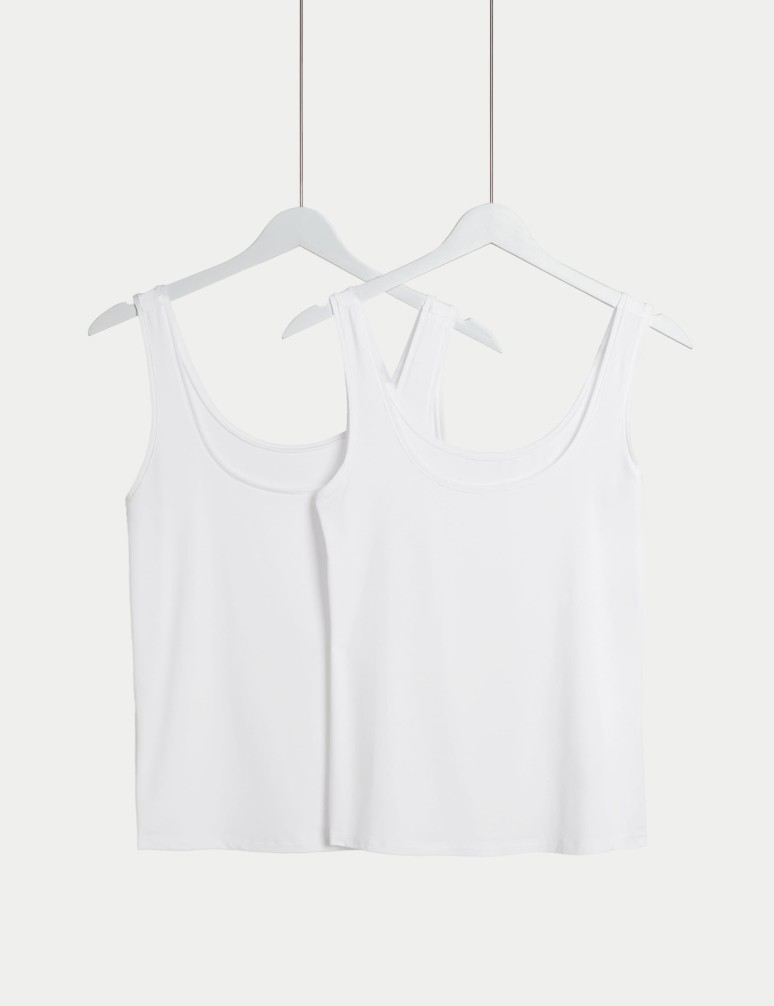 2 tílka Flexifit™ s vysokým podílem modalu