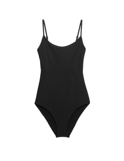 Košilkové plavky s oválným výstřihem