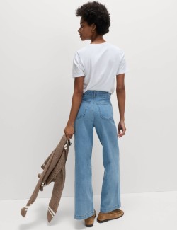 High Waist Wide Leg Jeans