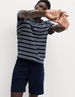 Pure Cotton Striped Pyjama Set