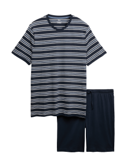 Pure Cotton Striped Pyjama Set
