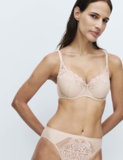 Amelia Lace Wired Full Cup Bra (A-E)