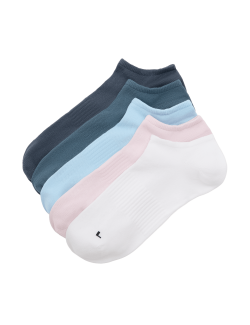 Krátké ponožky Trainer Liners™ z mikrovlákna, 5 ks