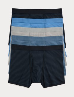 5-Pack Cotton Stretch Cool & Fresh™ Trunks