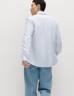 Ultimate Pure Cotton Striped Oxford Shirt