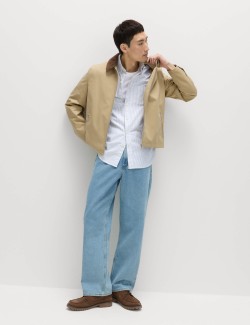 Ultimate Pure Cotton Striped Oxford Shirt