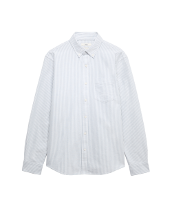Ultimate Pure Cotton Striped Oxford Shirt