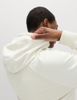 Barvená mikina s kapucí, z čisté bavlny