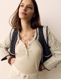 Džíny s motivem barelu, dvěma tóny, ze směsi lyocelu