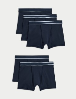 5pk Cotton with Stretch Trunks (5-16 Yrs)
