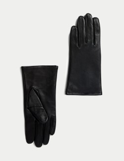 Kožené rukavice s hřejivou podšívkou