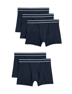 5pk Cotton with Stretch Trunks (5-16 Yrs)
