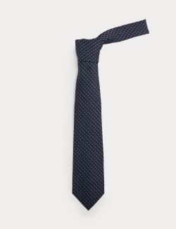 Pure Silk Geometric Tie