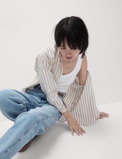 Cotton Rich Ribbed Slim Fit Vest Top