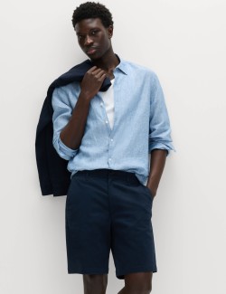 Strečové chino šortky, normální střih
