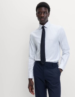 Slim Fit Pure Cotton Striped Shirt