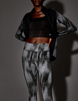 Go Move Reflective High Waisted Gym Leggings