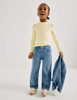 Regular Denim Embroidery Jeans (2-10 Years)