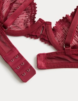 Vyšívaná dekoltová podprsenka Florence s kosticemi (A–E)