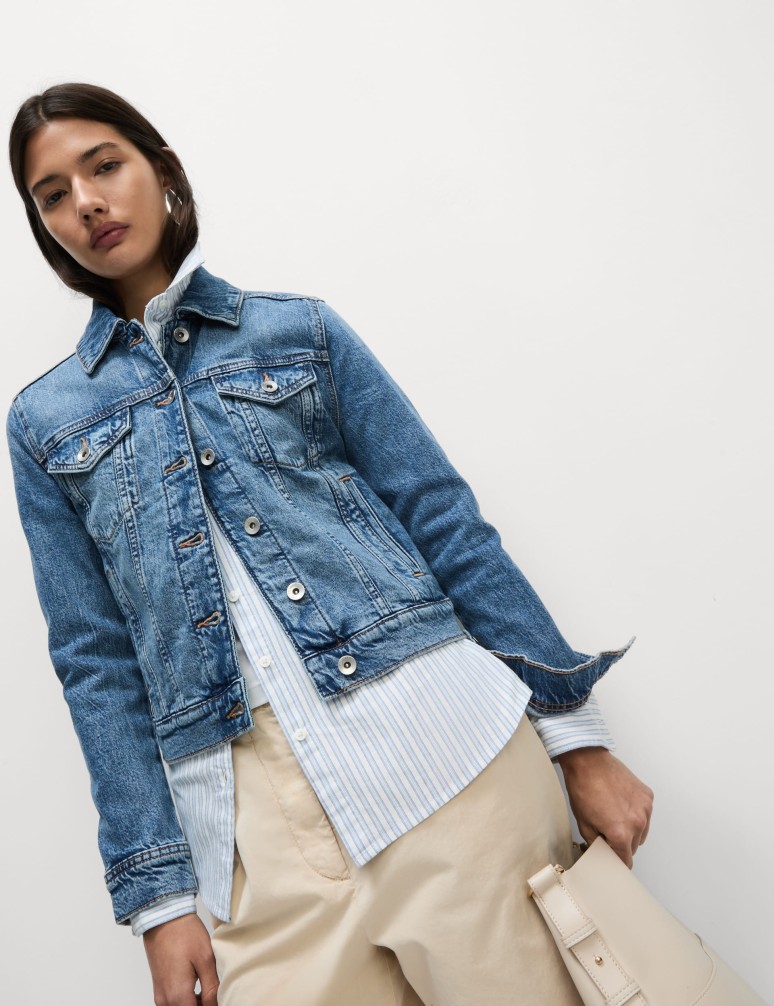 Denim Jacket with Stretch