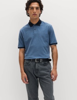 The Ultimate Tipped Pique Polo Shirt