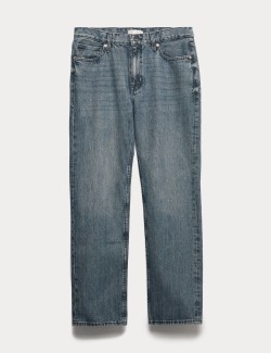 Straight Fit Rigid Denim Jeans