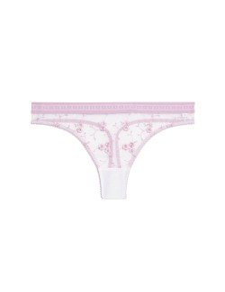 Emilia Embroidered Thong