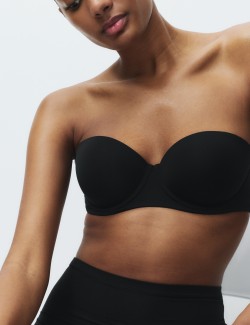 2 Pack Wired Strapless Bras (A-E)