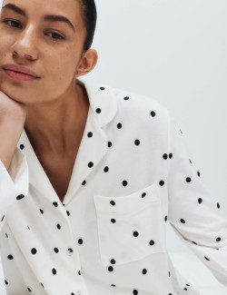 Pyžamová souprava Revere s potiskem z bavlny a modalu