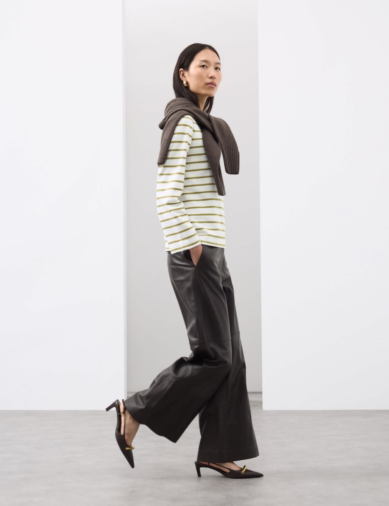 Cotton Rich Striped Top