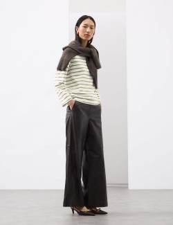 Cotton Rich Striped Top