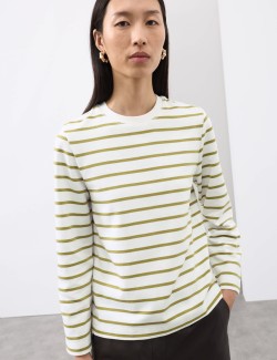 Cotton Rich Striped Top
