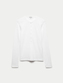 Top z čisté bavlny s rozhalenkou