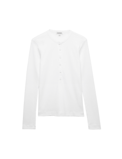 Top z čisté bavlny s rozhalenkou