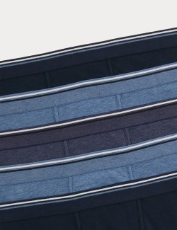 Strečové žíhané bavlněné trenky s technologií Cool & Fresh™, sada 5 ks