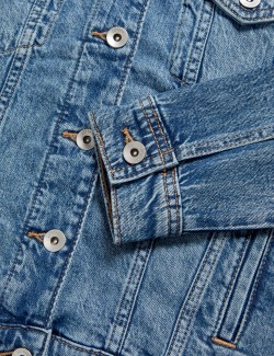 Denim Jacket with Stretch