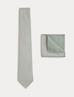 Slim Tie & Pocket Square Set