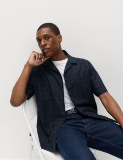 Regular Fit Pure Cotton Short Sleeve Shirt